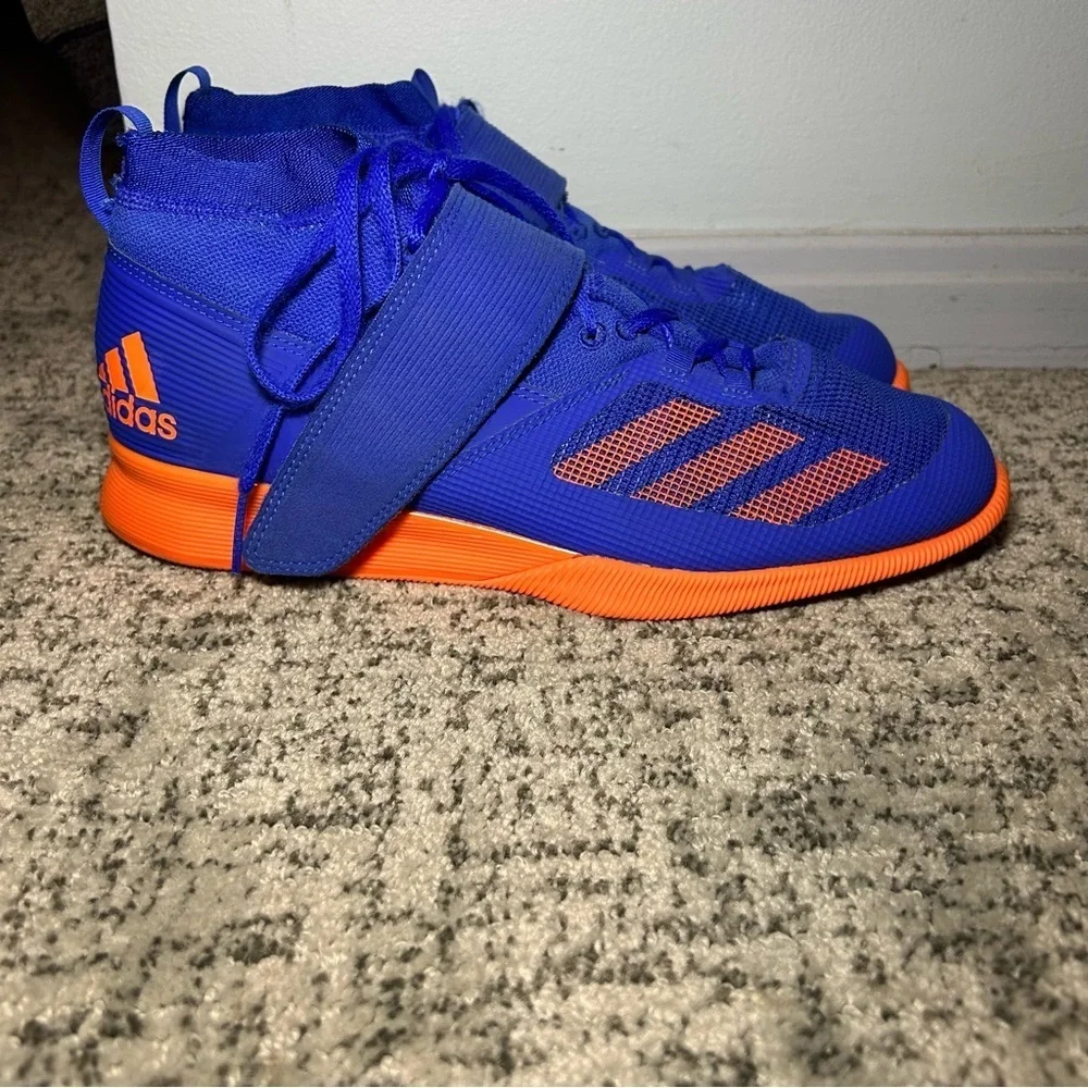 Adidas Blue & Orange Crazy Power Rk Cross Trainers Size 10.5